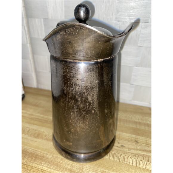 Vintage International Silver Co Silver Plate Coffee Tea Cravat Or Beer Stein 7” - Picture 4 of 10